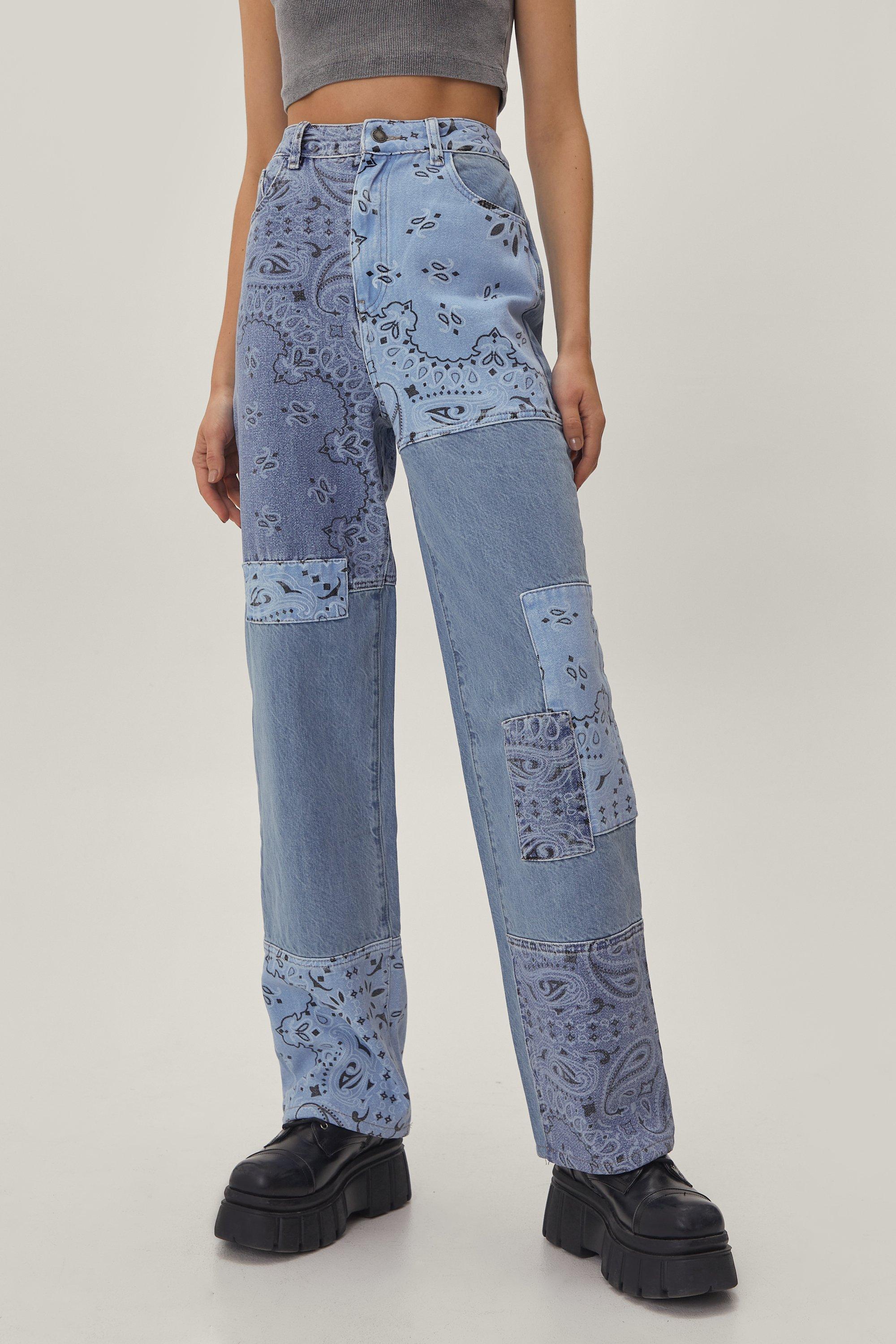 Bandana sales print jeans